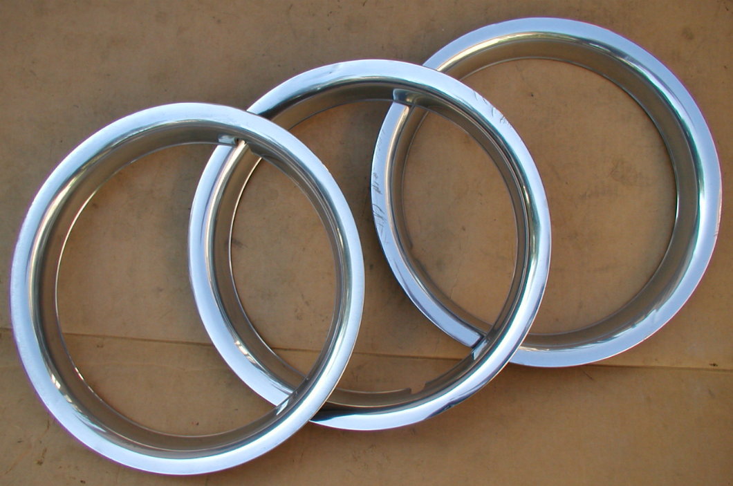 Chevrolet GMC stainless steel 15-inch wheel trims beauty rings