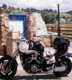 V-Max takes a lunch break at Pagosa Springs, Colorado